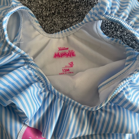 4 infant swim suits, 2 Minnie Mouse, 1 lion king and 1 multi colored - Picture 3 of 10